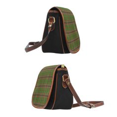 Murphy 01 Tartan Clan Saddle Handbags TG54 Product Detail: Manufactured with premium water-proof canvas material. Features a comfortable and sturdy adjustable cross-body carrying strap made with leather and high-quality stitching for long-lasting durability. Finished with multiple interior compartments to keep your items organized. Rectangular School Bag With Leather Trim, Rectangular School Bags With Leather Trim, Green Leather Trim Crossbody Shoulder Bag, Green Rectangular Saddle Bag For Travel, Green Saddle Bag With Adjustable Strap For Travel, Green Satchel Bag With Leather Trim, Green Rectangular Bag With Leather Trim, Saddle Handbags, Water Proof