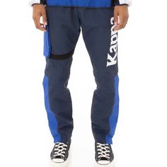 Kappa Pants - Authentic Utility Bender - Blue/Navy - 35118vw Brand New Men’s Size 3xl Retail $150 Mens Sport Trousers In Woven. Regular Fit. Strapped Openings On Sides, Elasticated Waistband With Stopper, Detachable Cargo Pocket On Right Side, Back Zipped Welt Pocket. Kappa Lettering Printed On Left Side, Omini Logo Printed On Cargo Pocket. Materials: 100% Nylon Blue Cargo Pants With Elastic Waistband And Tapered Leg, Blue Tapered Leg Cargo Pants With Elastic Waistband, Blue Tapered Leg Pants With Side Pockets, Blue Bottoms With Elastic Waistband For Outdoor Activities, Blue Streetwear Pants With Hip Pockets, Blue Pants With Hip Pockets For Streetwear, Blue Sporty Pants With Hip Pockets, Sporty Blue Pants With Hip Pockets, Blue Trousers With Side Pockets