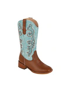 Azul  Collar     Embellished Fall Rodeo Embroidered Boots, Western Style Embroidered Boots, Brown Embroidered Western Boots, Western Embroidered Boots For Rodeo, Brown Embroidered Boots With Round Toe, Brown Embroidered Round Toe Boots, Embroidered Snip Toe Boots For Rodeo, Brown Embroidered Closed Toe Boots, Western Embroidered Boots With Round Toe