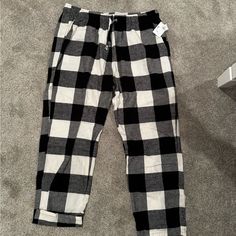 Men’s Pajama Pants In Xl Mens Pajama, Plaid Pajama, Mens Pajama Pants, Plaid Pajama Pants, Y2k Men, Plaid Pajamas, Black And White Plaid, Pajama Pant, Pj Pants