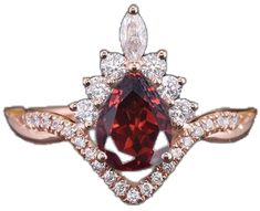 Red Marquise Cut Diamond Ring, Marquise Cut Garnet Wedding Rings, Garnet Marquise Cut Wedding Rings, Marquise Cut Garnet Rings For Wedding, Red Marquise Brilliant Cut Ring, Red Marquise Cut Ring For Wedding, Brilliant Cut Garnet Jewelry For Wedding, Red Marquise Cut Diamond Jewelry, Red Diamond Marquise Cut Jewelry