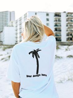 Casual White T-shirt For Vacation, Customizable Cotton T-shirt For Vacation, White T-shirt With Letter Print For Vacation, White Sublimation Crew Neck T-shirt For Summer, White Crew Neck Sublimation T-shirt For Summer, Summer Streetwear Sublimation Short Sleeve Design, White Summer T-shirt With Custom Print, Customizable Summer Streetwear T-shirt, Summer Streetwear Sublimation Design With Relaxed Fit