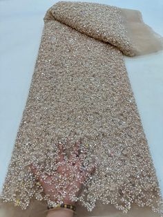 This high quality Fabric is measured in 5 Yards With Embroidered Beading and Sequin. It is soft, very delicate and beautiful. This high Quality Fabric is made with Fashion embroidered rhinestones can be used in making party wedding dresses, skirts, shawls, scarves and other other fashion apparels as you would like. Size : Length : 5 yards (180 inch). Width: 50 inch (Please allow slight deviation for the measurement data ,±1 inch) Material: 100% Polyester, Tulle Lace Fabric, Eco-Friendly embroide Luxury Sequined Dupatta For Festive Occasions, Net Lace Tops, Mens Outdoor Fashion, Rhinestone Fabric, Advanced Embroidery, Raw Silk Fabric, Beading Netting, Beaded Lace Fabric, Fancy Dresses Long