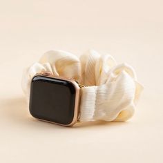 Adorable Satin Scrunchie Smartwatch Band, Size Too Large For Me So This Item Is Brand New And Unworn! Scrunchie Watch, Winter Wishlist, Smartwatch, Watch Band, Accessories Watches, Scrunchies, Watch Bands, Apple Watch, Smart Watch