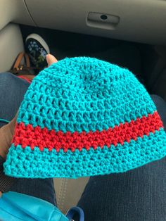 Kid's bucket/sun hat. 0-3 mths. Pure cotton Hat with pompom 6months and up. Crochet Summer Hats, Cotton Hat, Blue Hat, Beach Hat, Pom Pom Hat, Bucket Hats, Kids Hats, Summer Hats, Sun Hat