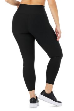 Prepare to breeze through hot yoga in the 7/8 High-Waist Airlift Legging, an update to the popular full-length version. Made from our micro-performance double-knit Airlift fabric, it has a second-skin fit and feel that sculpts and smooths like no other. Hits at the ankle on petites and pairs perfectly with your fave pair of sneakers or slides. Lifts & sculpts! Smoothing, second-skin feel for on & off the mat Designed & uniquely fit to flatter every size Wear-tested by our in-house te Tank Top Bras, Womens Capris, Hot Yoga, Double Knit, On Repeat, Alo Yoga, Bra Women, Mens Sweatpants, Second Skin