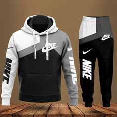 Looking for the perfect luxury brand outfit to wear this winter? Look no further than Hoodie Long Pants Set! Our outfits are designed to keep you cozy and stylish all winter long. Branded Outfits, Hoodie Pants, Trending Fashion, Nike Outfits, Baseball Jersey, Casual Style Outfits, Long Hoodie, Grey Hoodie, White Nikes