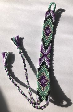 This handmade friendship bracelets pattern length is 6 inches and the total length is 11 inches. Friendship Bracelets Pattern, Handmade Friendship Bracelets, Christmas Deals, Braided Bracelets, Friendship Bracelet Patterns, Bracelet Patterns, Friendship Bracelet, 11 Inches, Friendship Bracelets