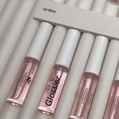 Photo by me at the Glossier showroom in Soho 💕 Glossier Shop, Sephora Kids, Glossier Showroom, Glossier Super Bounce, Cheap Stuff, Room Inspired, Glossier Lip Gloss, Glossier Gloss, Ur Mom