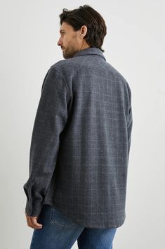 This shirt is designed to carry you through every season, made from a brushed flannel that's both comfortable and warm. The shirt jacket boasts all the classic button-down features - full-length buttons, a collar, and long sleeves - along with two functional pockets at the chest.93% Polyester | 7% Rayon.Imported. Classic Tops With Buttoned Pockets For Fall, Classic Button-up Flannel Shirt For Fall, Shirt With Lapel Collar And Placket For Fall, Fall Shirt With Lapel Collar, Fall Single Breasted Collared Shirt, Plaid Outerwear For Business Casual, Plaid Casual Outerwear For Business Casual, Relaxed Fit Shirt For Business Casual Fall Season, Relaxed Fit Shirt For Business Casual Fall