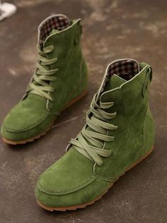 Buy More, SAVE More!





Material
Suede


Style
Flat with


Feature
Solid


Occasion
Going out , Casual


Heels Height
Low (1cm-3cm)


Seasons
Spring , Summer , Autumn


Type
Booties


Color
RED,BLACK,KHAKI,GREEN


Size
36,37,38,39,40,41,42 Ankle Lace Up Boots, Flat Heel Boots, Fashion Shoes Flats, Suede Fashion, Chunky Heels Boots, Warm Boots, Rounded Toe Boots, Wear Green, Casual Heels