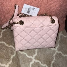 New With Tags , Kate Spade Leather Quilted Purse , New And Never Used , Just Didn’t Realize How Similar It Was To Another One I Had ! Beautiful Baby Pink , Perfect For Spring ! Straps Can Be Used Has A Shoulder Bag, Or Made Longer For Crossbody Wear ! Elegant Pink Quilted Shoulder Bag, Kate Spade Leather Bag With Chain Strap, Quilted Purse, Shoes Outfit Fashion, Quilted Purses, Shoes Outfit, Kate Spade Bags, Kate Spade Bag, Another One