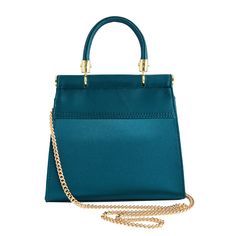 Add a touch of natural beauty to your ensemble with our Kingfisher-themed bag from the Morning Song collection. The elegant teal satin finish exudes luxury and sophistication, making it a perfect accessory for any Spring outfit. Compact and versatile, this bag is designed to carry your essentials while enhancing your look with a hint of nature-inspired charm. Crafted from 100% polyester, both the exterior and lining of the bag ensure durability and a sleek satin appearance. To preserve the delic Chic Silk Bags For Formal Occasions, Chic Silk Evening Bag, Luxury Turquoise Top Handle Bag, Luxury Silk Bags For Formal Occasions, Elegant Silk Bags For Formal Occasions, Elegant Formal Silk Bag, Elegant Green Bag With Top Carry Handle, Chic Silk Bag For Events, Luxury Satin Bags For Formal Occasions