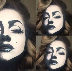 Extreme Makeup Transformations That Will Blow Your Mind Trippy Makeup, Digital Makeup, Makeup Zombie, Fantasy Make-up, Halloweenský Makeup, Cartoon Makeup, Makeup Scary, Pop Art Makeup, Extreme Makeup