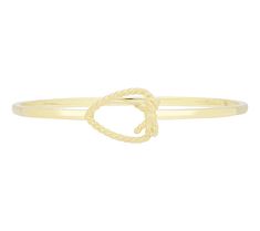 Celebrate the unbreakable bonds of love with this Goddaughters Love Knot Heart Bangle. Crafted from 14K gold-plated sterling silver, this elegant piece is a constant reminder to treasure yourself and your loved ones. Its intricate design symbolizes true friendship and eternal love, making it a meaningful addition to any jewelry collection. From Goddaughters. True Friendship, Love Knot, Daughter Of God, Eternal Love, Intricate Design, Gold Plated Sterling Silver, Loved Ones, Knot, Gold Plate