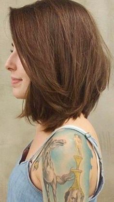 Bob Inverted, Hair Volumizer, Haircut Bob, Ideas Haircut, Hair Styels, Messy Bob Hairstyles, Thick Wavy Hair, Lazy Hairstyles, Shot Hair Styles