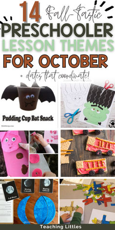 the top ten preschool lesson themes for october