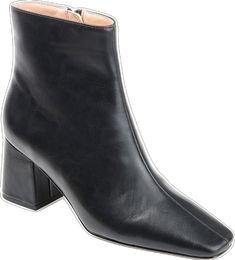 Sleek Heeled Boots With Stacked Block Heel, Sleek Block Heel Boots Medium Width, Formal Boots With Block Heel, Formal Block Heel Boots, Sleek Block Heel Boots With Padded Heel, Sleek Boots With Padded Block Heel, Chic Boots With Padded Block Heel, Elegant Platform Boots With Stacked Block Heel, Formal Fall Heeled Boots With Block Heel