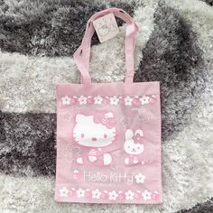 New With Tags (Nwt) Sanrio Hello Kitty & Bunny Rabbit Friend Tote Bag. So Kawaii! Cute Hello Kitty Shoulder Bag For Gift, Cute Hello Kitty Shoulder Bag As Gift, Cute Hello Kitty Bags For Daily Use, Cute Hello Kitty Bags For Gifts, Cute Hello Kitty Bags For Gift, Cute Hello Kitty Bags As Gifts, Pink Hello Kitty Everyday Bags, Cute Pink Bag With Cat Design, Cute Pink Cat Design Bag