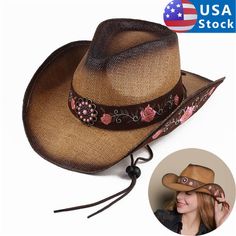 #ad Great shopping ideas for Cowgirl Hat Pink Flower Straw Vintage Western Party Concert Women's Cowboy Hat, Womens Accessories Adjustable Costume Hats And Headpieces For Kentucky Derby, Spring Rodeo Cap Hat, Adjustable Brimmed Hat For Country Festivals, Adjustable Fedora Costume Hat For Summer, Western Style Top Hat For Summer Festivals, Western Style Summer Festival Top Hat, Adjustable Fedora For Summer, Country Style Short Brim Top Hat For Summer, Country Style Summer Top Hat With Short Brim