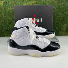 Brand New Jordan 11 Gratitude Sneakers. Realeased 11/14/23 Shock Drop. Perfect For The Holidays. Was Only Taking Out The Box For Pictures. Size 6.5 Youth / 8 Women. Comes In Original Box.(Deadstock). Ships Out Within 24hrs! Free Shipping Will Only Be Provided For Items Purchased At Listing Price. White Jordan Shoes With Air Cushioning For Streetwear, High-top Custom Sneakers With Air Cushioning And White Sole, White Sporty Basketball Shoes With Air Cushioning, White Lace-up Basketball Shoes With Air Cushioning, White High-top Jordan Shoes With Air Max Cushioning, White High-top Custom Sneakers With Air Cushioning, Custom High-top Sneakers With Air Cushioning, High-top Basketball Shoes With White Sole And Air Cushioning, White High-top Sneakers With Air Cushioning For Sports