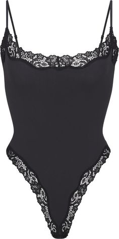 SKIMS Fits Everybody Lace Camisole Bodysuit | Nordstrom Backless Lace Trim Bodysuit For Night Out, Chic Sleeveless Lace Closure Bodysuit, Chic Sleeveless Bodysuit With Lace Closure, Lace Shapewear Bodysuit Fitted, Fitted Lace Shapewear Bodysuit, Fitted Sleeveless Lace Bodysuit, Fitted Sleeveless Delicate Lace Bodysuit, Lace Camisole Fitted Bodysuit, Fitted Lace Camisole Bodysuit