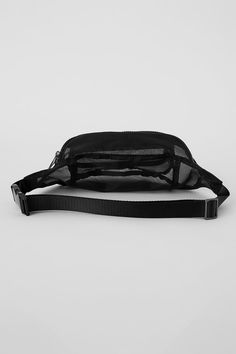 For everything from festivals to Friday morning coffee missions, you'll reach for the Sheer Fanny Pack. It's made from see-through, gently structured mesh with a roomy interior, 2 main compartments and a back pocket for stashing credit cards or keys. And thanks to the adjustable, clip-on buckle, you can style it slung across the chest or fastened at the waist depending on the mood. Black Mesh Bag For Outdoor Activities, Black Mesh Bags For Outdoor Activities, Black Mesh Bags For Daily Use, Black Mesh Bag For Daily Use, Practical Black Nylon Belt Bag, Black Travel Bag With Mesh Lining, Black Nylon Belt Bag For On-the-go, Black Nylon Belt Bag With Pockets, Black Nylon Belt Bag With Functional Pockets