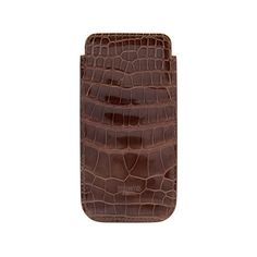 Hard Case Outside Logo Made In Italy Crocodile Luxury Brown Case, Luxury Brown Rectangular Case, Luxury Brown Rectangular Cases, Brown Business Wallets With Crocodile Pattern, Brown Crocodile Pattern Business Wallet, Luxury Rectangular Wallet With Crocodile Pattern, Luxury Wallet With Crocodile Pattern, Luxury Crocodile Pattern Rectangular Wallet, Luxury Cognac Cases For Formal Use