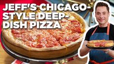 jeff's chicago style deep dish pizza is on sale for $ 1, 500