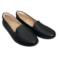 Like Walking On Clouds No Box Same Day Shipping Top Rated Seller Comfortable Black Loafers For Work, Classic Black Slip-on Flats, Comfortable Black Loafers For Workwear, Classic Black Everyday Loafers, Classic Black Loafers For Everyday, Elegant Black Everyday Loafers, Classic Black Everyday Flats, Black Slip-on Loafers For Everyday, Black Everyday Slip-on Loafers