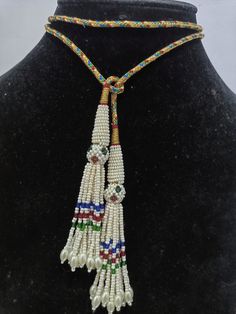 Adjustable Handmade Multi-Colour Beaded Tassel Necklace Rope | Indian Necklace Jewellery Cord with Beaded Tassel | 72 cm Long Western Necklace with Beaded Tassels Length can be personalized as per the need **Bulk Order Accepted**  Suitable for Daily Wear, Party, Marriage and all Formal occasion  For any Queries and Details please What's App**Hii** on +91-8094433355 Western Necklace, Necklace Rope, Western Necklaces, Beaded Tassel Necklace, Indian Necklace, What's App, Beaded Tassels, Bulk Order, Formal Occasion