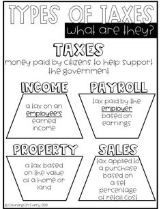 three types of taxes that are they?