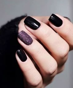 Diseños de uñas en negro (2021) | ActitudFem Dark Purple Nails, Art Design Ideas, Purple Nail, Pretty Nail Art Designs, Party Nails, Blue Nail, Pretty Nail Art, Unique Nails, Beautiful Nail Art