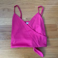 Hot Pink Crop Top Cut Out In The Back With A Tie Thick Material Brand New, Tags Taken Off Never Worn Size Xs Negotiable Cropped Tank Top For Spring Night Out, Spring Cami Crop Top For Night Out, Casual Cami Crop Top For Night Out, Summer Cotton Crop Top For Night Out, Cotton V-neck Crop Top For Night Out, Spring Party Cotton Crop Top, Trendy Cami Crop Top For Spring, Forever 21 Summer Tops For Night Out, Forever 21 Tops For Summer Night Out