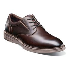 Add a new style to your footwear collection with these Nunn Bush Griff Men's Plain Toe Oxford Shoes.Click these FOOTWEAR GUIDE to find the perfect fit and more! DETAILS Lightweight EVA plus the durability of rubber combine for a robust and comfortable outsole Genuine crazy horse leather upper Breathable, fully padded mesh linings for exceptional moisture management and 360-degree padding Plain toe Lace-up Closure EVA footbed Spot clean Imported Size: 11 Wide. Color: Brown Team. Gender: male. Age Group: adult. Brown Dress Shoes, Footwear Collection, Mens Oxfords, Crazy Horse, Kids Costumes, New Style, 360 Degree, Oxford Shoes, Men's Shoes