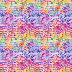 an image of colorful hearts on a multicolored background