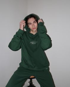 Premium unisex loungewear has arrived. Made with 100% cotton French terry. Unisex fit. Fits true to size. Features embroidery on front and screen print circle graphic on back. Note: this product may shrink in the dryer. We recommend sizing up if you plan to dry your garment. Green Cotton Athleisure Hoodie, Green Urban Hoodie With Relaxed Fit, Green Relaxed Fit Urban Hoodie, Green Crew Neck Athleisure Hoodie, Green Cotton Sweatshirt For Streetwear, Green Screen Print Sweatshirt For Streetwear, Relaxed Fit Green Top With Embroidered Logo, Green Relaxed Fit Top With Embroidered Logo, Green Cotton Urban Sweatshirt