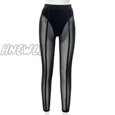 Brand Name: HnewlyLength: Ankle-LengthOrigin: CN(Origin)Hip-Style: RegularWaist Type: HIGHSeam: SEAMSpandex: High Spandex(>20%)Item Type: leggingsThickness: STANDARDFabric Type: MeshGender: WOMENStyle: Sexy & ClubMaterial: SpandexPattern Type: SolidAge: Ages 18-35 Years OldPattern: Solid colorColor: BlackSize: S,M,LPopular elements: See-through, voile.OL Club,PartyStyle: Pencil pants/skinny pantsThickness: OrdinaryFunction: Hip lifting, slim fit, breathable, slimmingYear of listing/season: Winter Winter Night Out Outfit, Sweatpants Women, Trousers Casual, Hip Style, Casual Sweatpants, Christmas Party Dress, Long Trousers, Leggings For Women, Black High Waist