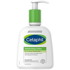 CETAPHIL Advanced Radiance Lotion reveals more radiant skin in one use. Formulated with nine moisturizing ingredients, including shea butter, to replenish and restore dry, dull skin. Enriched with a blend of key ingredients: hydrating glycerin, panthenol (vitamin B5) to hydrate, soothe and preserve the skin barrier, and niacinamide (vitamin B3) to help smooth skin texture and retain skin moisture barrier. This rich lotion immediately improves skin texture and luminosity, and provides Cetaphil Body Lotion, Cetaphil Lotion, Cetaphil Moisturizer, Recommended Skin Care Products, Sensitive Skin Care, Dry Sensitive Skin, Flaky Skin, Moisturizing Lotions, Strawberry Blonde