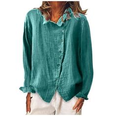 womens two piece sets summerwomens summer tops 2023summer dresses 2023the summer i turned prettyplus size summer dressessummer tops for women 2023 trendy Size: XL.  Color: Green.  Gender: female.  Age Group: adult.  Pattern: solid. Women Fall Tops, Linen Tunic Tops, Crewneck Sweatshirt Women, Womens Trendy Tops, Linen Casual, Shirt Blouses Tops, Blouse Tops, Womens Long Sleeve Shirts, Casual Tops For Women