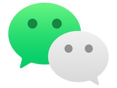 two green and white speech bubbles next to each other