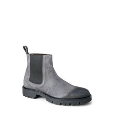 Elevate Your Style With These Modern City Chelsea Boots By Good Man Brand. Crafted From Genuine Leather, These Boots Feature A Tapered Toe And Elastic Pull-On Closure For A Comfortable Fit. The Ankle Shaft Style And Solid Pattern Make Them Perfect For Casual Occasions In The City Or Business Setting. These Boots Have A Standard Shoe Width And Come In A Stylish Gray Color With A Leather Lining And Insole. The Outsole Is Also Made Of Leather For Durability And Longevity. These Boots Are Perfect Fo Classic Gray Leather Boots, Gray Leather Boots With Reinforced Heel, Gray Boots With Leather Sole And Round Toe, Gray Round Toe Formal Boots, Gray Round Toe Boots For Formal Occasions, Gray Leather Boots For Fall, Gray Formal Boots With Round Toe, Slip-on Suede Boots With Reinforced Toe, Gray Rubber Sole Boots For Fall