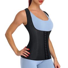 Compression Shapewear For Gym, Shapewear With Medium Bust Support For Workout, Compression Shapewear With Medium Bust Support For Workout, Fitted Shapewear With Medium Bust Support For Gym, Stretch Push-up Corset With Medium Bust Support, Sleeveless Workout Shapewear With Medium Bust Support, Sleeveless Shapewear With Medium Bust Support For Workout, Sculpting Corset With Medium Bust Support, Sculpting Shapewear Corset With Medium Bust Support