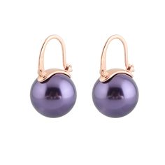 PRICES MAY VARY. 【ELEGANT】This pair of Purple drop earrings is perfectly designed to create a classic vibe, holding a size of 14mm/0.55 inches. Different from a pin, the pearl earrings clasp has an unique shape that is designed to be ergonomic. When you wear it, the hoop naturally grasps your ears. 【MATERIAL】As one of the hottest earring styles at Hugetomato, this 925 Sterling Silver, Rose Gold Plated dangle hoop earrings deserve to be.The pearl is made of big, glossy shell and has a mirror lust Hot Earrings, Purple Drop Earrings, Natural Pearl Jewelry, Earring Styles, Classic Vibe, Pearl Dangle Earrings, Big Pearl, Dangle Hoop Earrings, Pearl Earrings Dangle