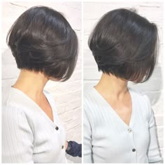 ผมทรง Long Pixie, Asian Short Hair, Hair Inspiration Short, Hair Affair, Short Hair Haircuts, Short Bob Hairstyles, Undercut, Bob Hairstyle