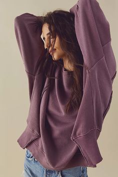 Camden Sweatshirt | Free People Camden Sweatshirt, Boho Clothing, Free People, Sweatshirts