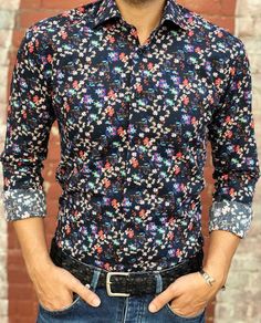 Our one of best seller floral desing Cotton Slim Fit Tops For Fall, Casual Multicolor Slim Fit Shirt, Fitted Cotton Shirt For Fall, Fall Cotton Fitted Shirt, Casual Multicolor Slim Fit Tops, Fitted Cotton Tops With Casual Collar, Multicolor Slim Fit Long Sleeve Shirt, Slim Fit Graphic Print Shirt For Spring, Multicolor Slim Fit Cotton Tops