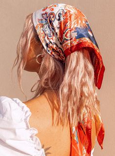 Satin Scarf, Japanese Hairstyle, Summer Fashion Trends, African Hairstyles, Looks Vintage