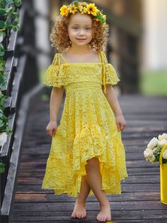 Yellow Lace Dress For Party In Spring, Cute Summer Lace Dress, Spring Lace Dress For Dress-up Occasions, Sleeveless Lace Dress For Spring Dress-up, Sleeveless Lace Dress For Summer Dress-up, Cute Summer Party Lace Dress, Cute Lace Summer Party Dress, Yellow Summer Dress For Dress-up, Summer Yellow Dress For Dress-up Occasions