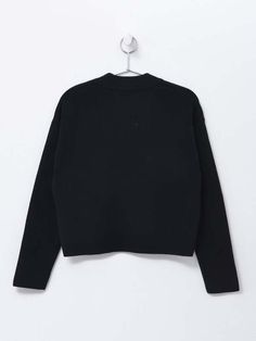 Composition & care  - material:main fabric:85% organic cotton 15% wool    designer  - by ami paris Ami Paris, Crewneck Sweater, Black Sweaters, Crew Neck Sweater, Sweatshirts Women, Organic Cotton, Composition, Crew Neck, Paris